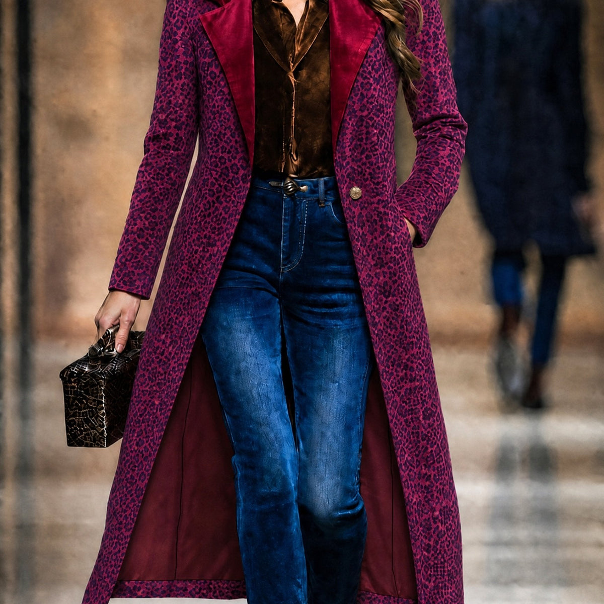Eulalie | Manteau Long Texturé