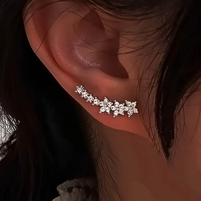 Angèle | Boucles d'Oreilles Florales Intemporelles