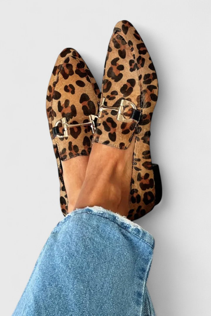 Léonore | Mocassins Élégants Imprimé Léopard