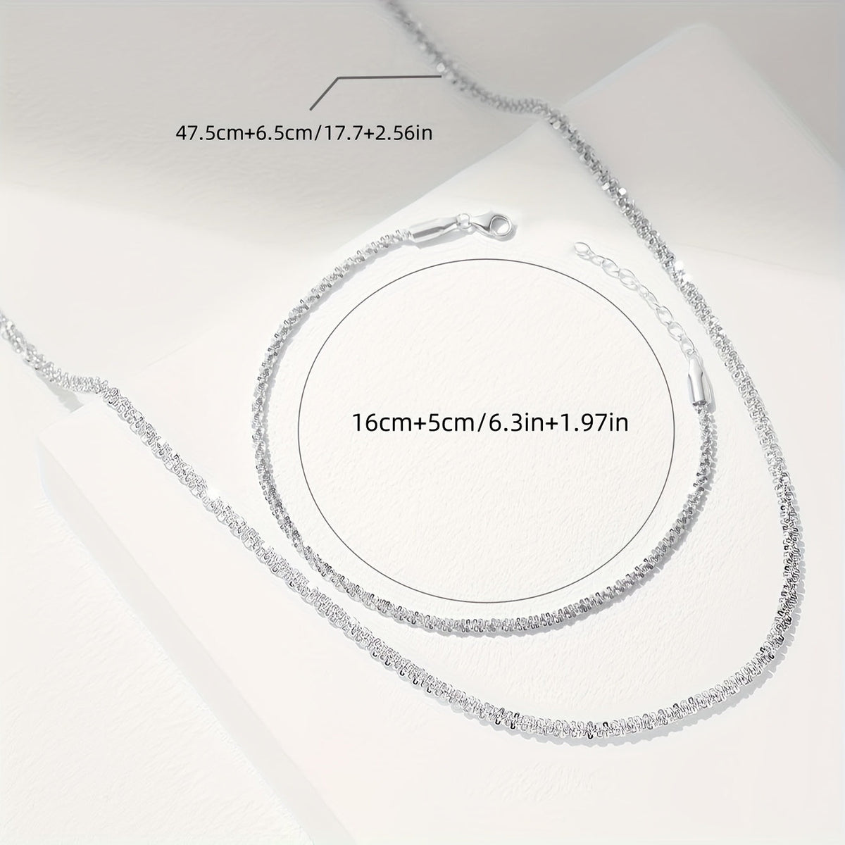 Lucie™ | Set Collier & Bracelet Scintillant Minimaliste