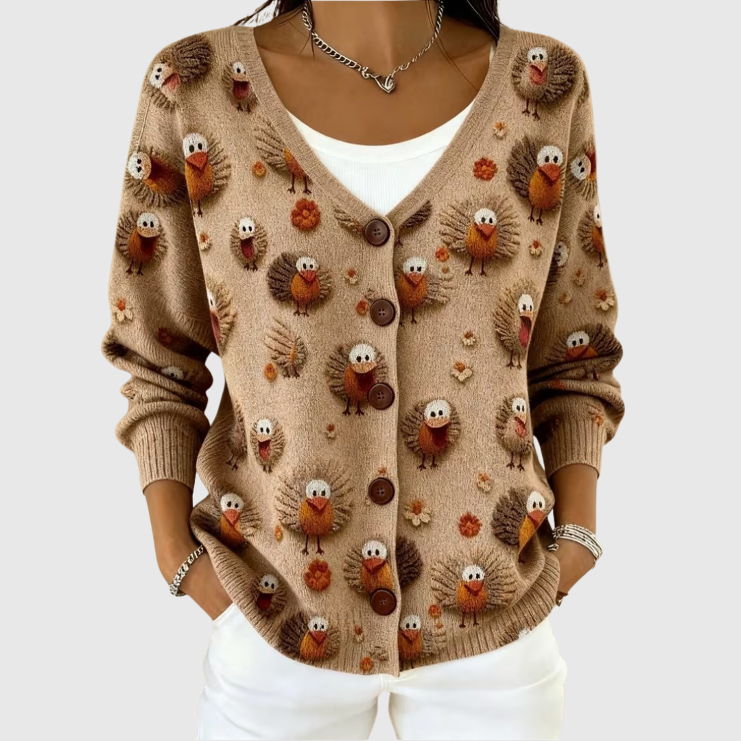 Suzon | Gilet en Maille à Boutons