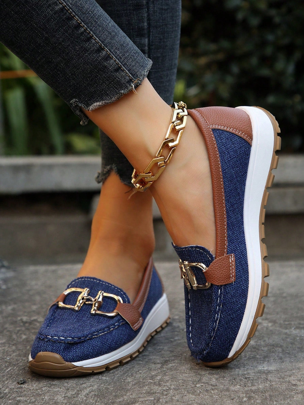 Calixte | Mocassins Plats à Boucle