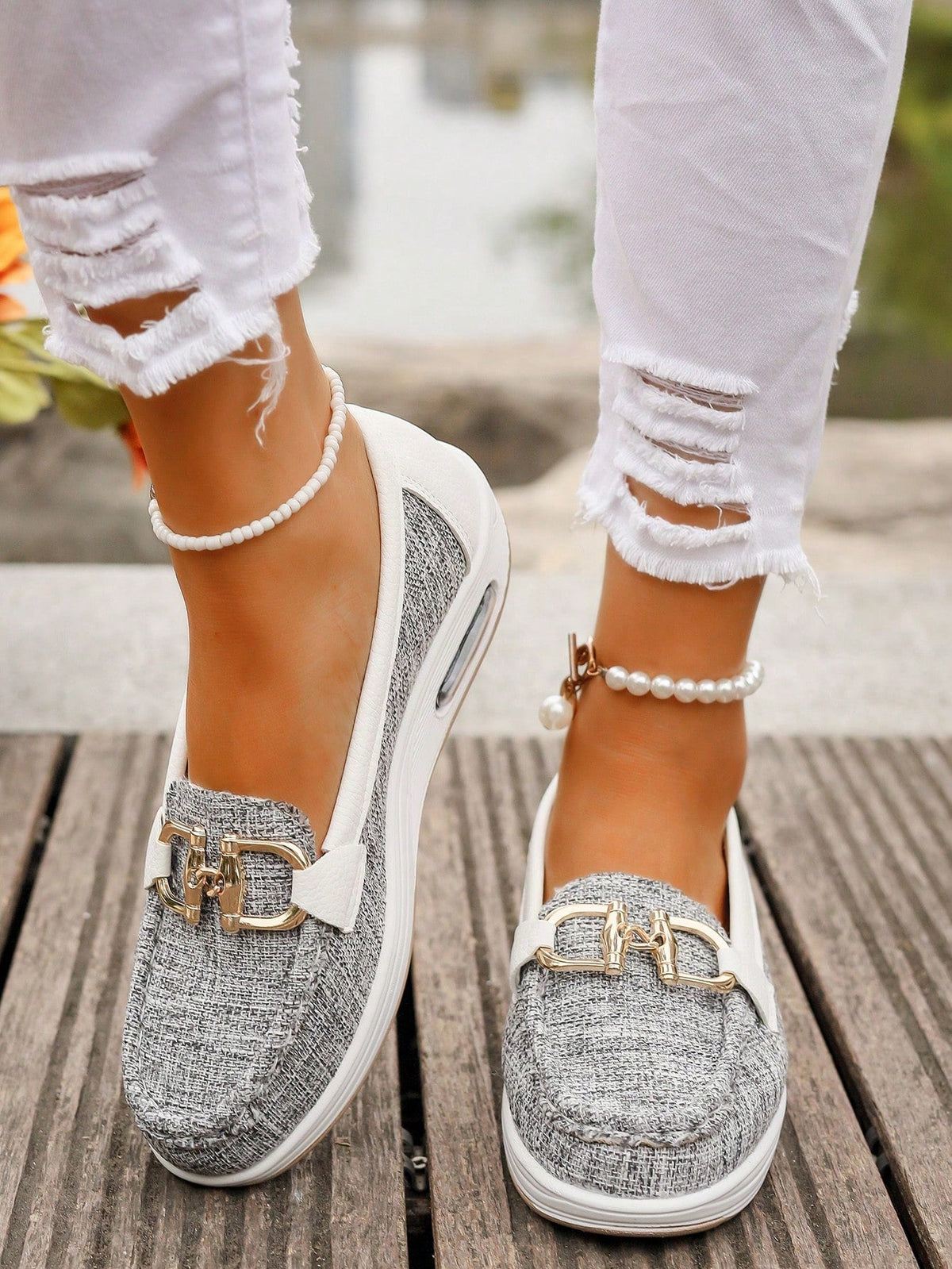 Calixte | Mocassins Plats à Boucle