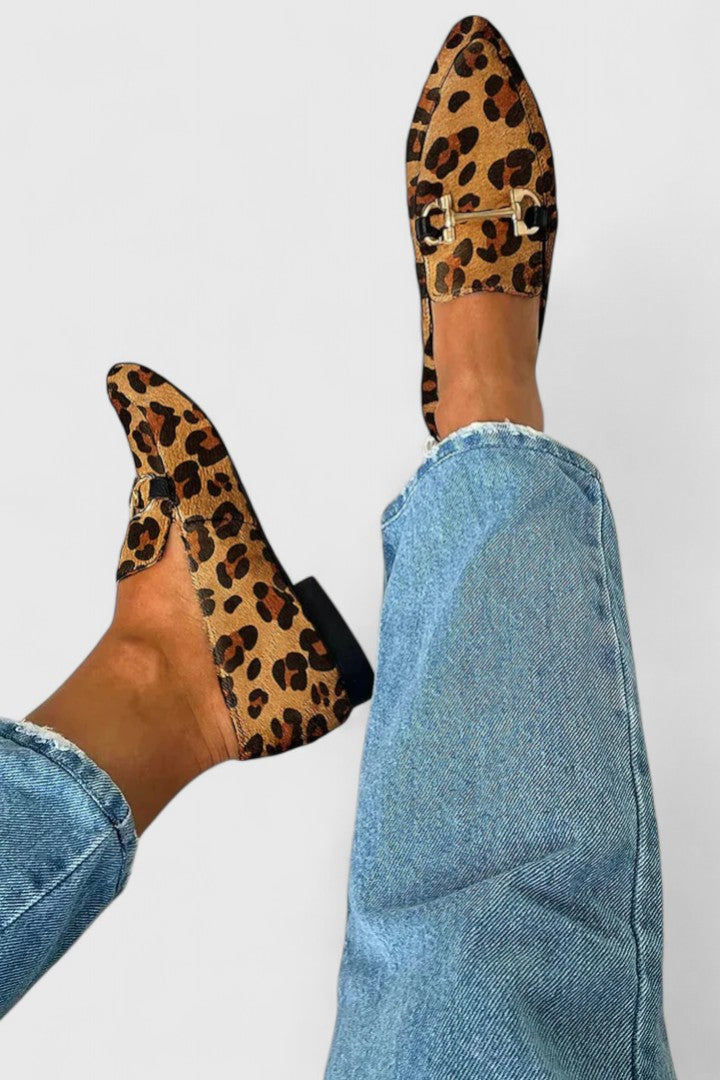 Léonore | Mocassins Élégants Imprimé Léopard