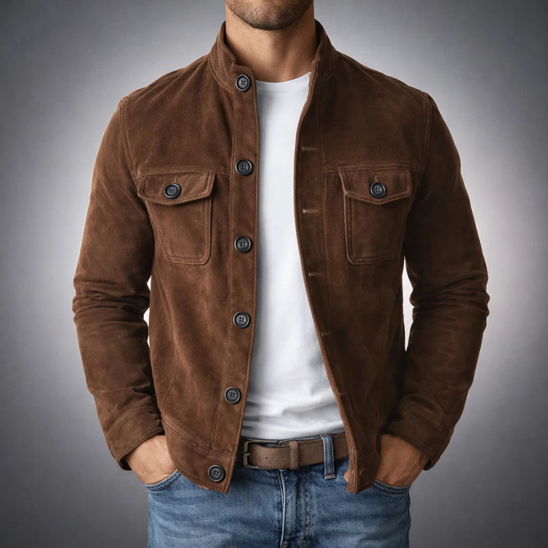 Thomas | Bomber Effet Daim Premium