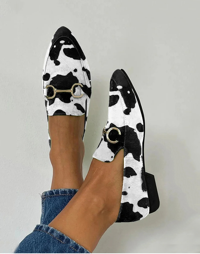 Flavienne | Mocassins Imprimés à Boucle