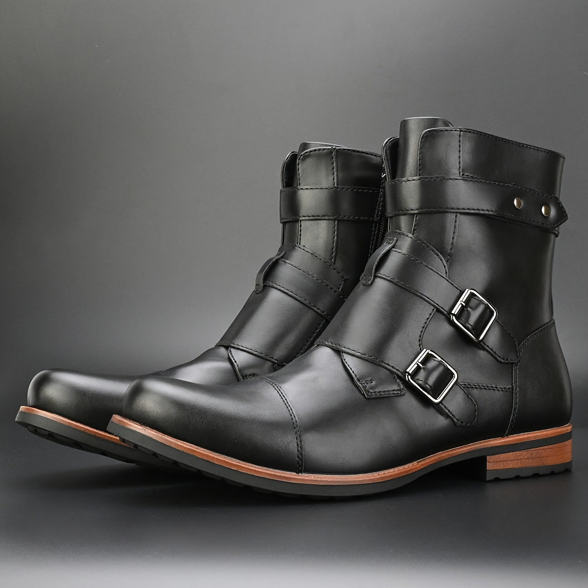 Gauthier | Bottines Motardes en Cuir