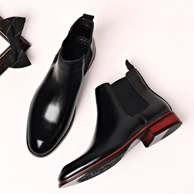 Clément | Bottines Chelsea en Cuir Véritable
