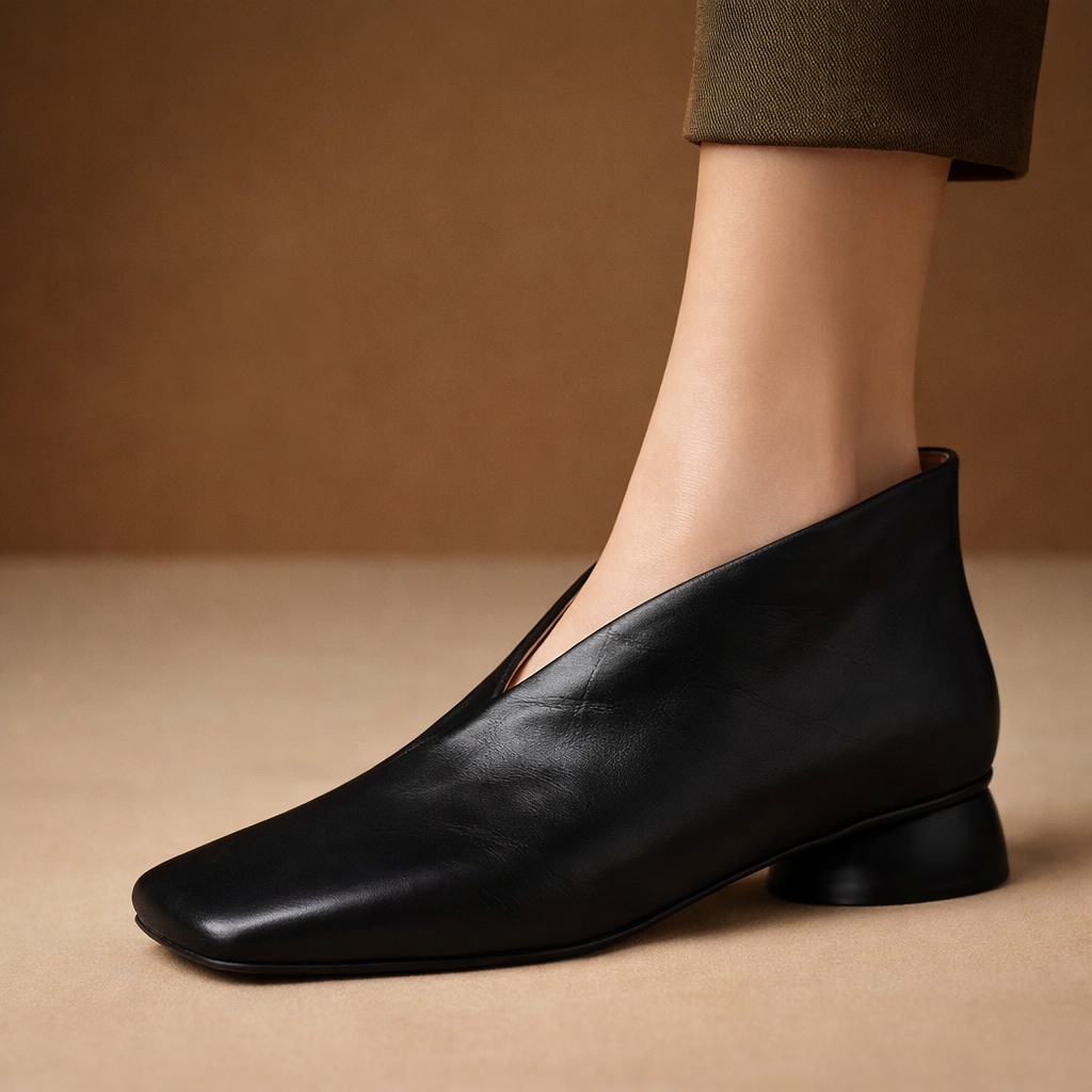 Rachel - Bottines à Bout Carré