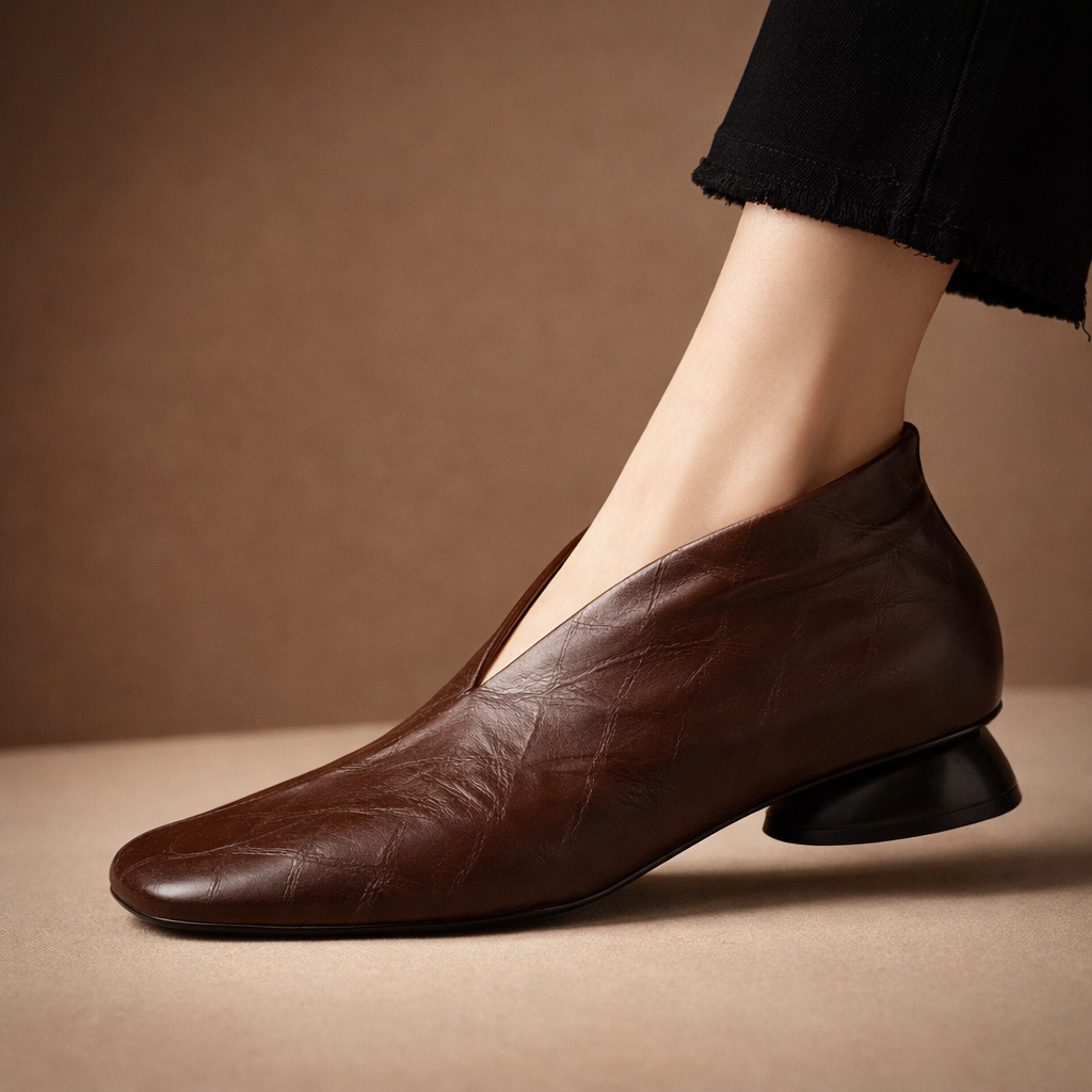 Rachel - Bottines à Bout Carré
