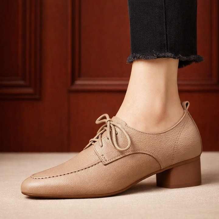 Sacha - Mocassins à Lacets en Cuir
