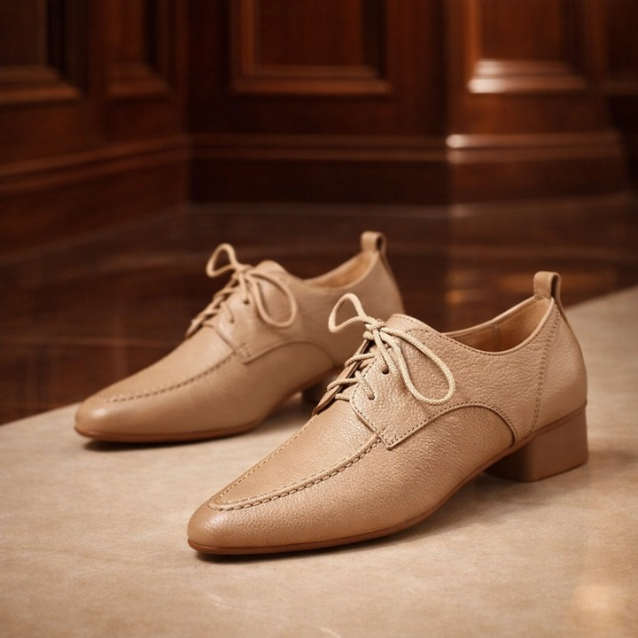 Sacha - Mocassins à Lacets en Cuir