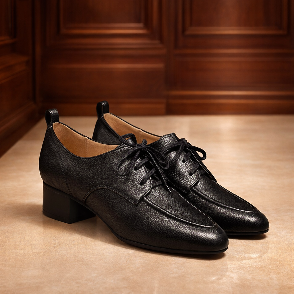Sacha - Mocassins à Lacets en Cuir