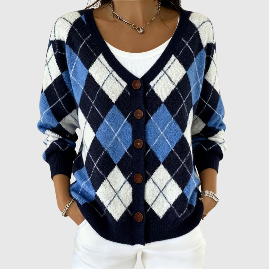 Rolande | Gilet en Maille à Boutons