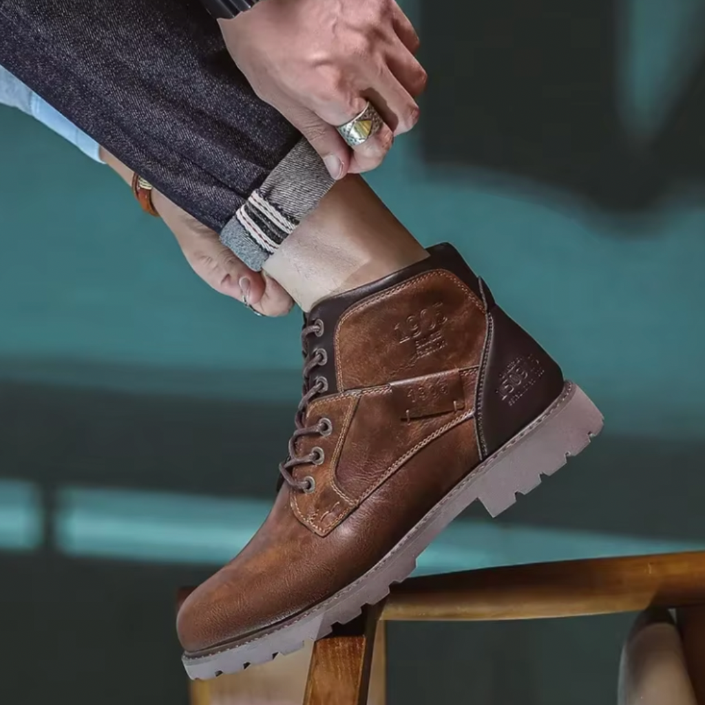 Aurélien | Bottines Vintage en Cuir