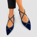 Noëlle™ | Mocassins Chics Bleu Marine