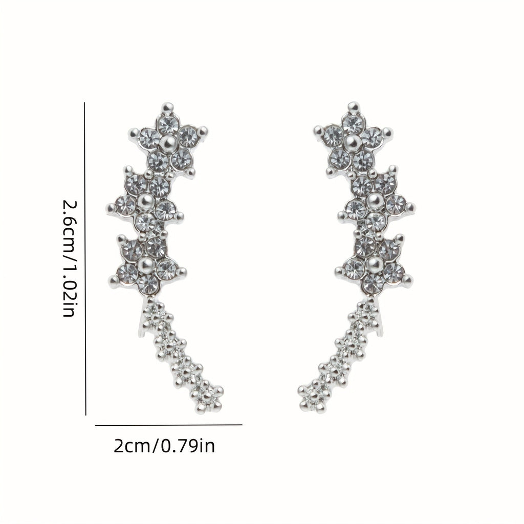 Angèle | Boucles d'Oreilles Florales Intemporelles