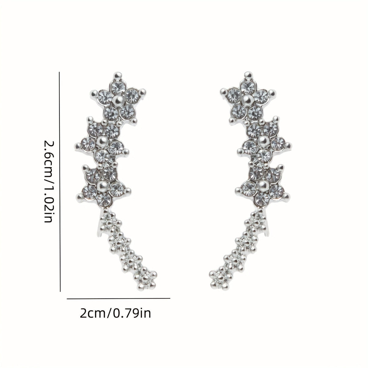 Angèle | Boucles d'Oreilles Florales Intemporelles