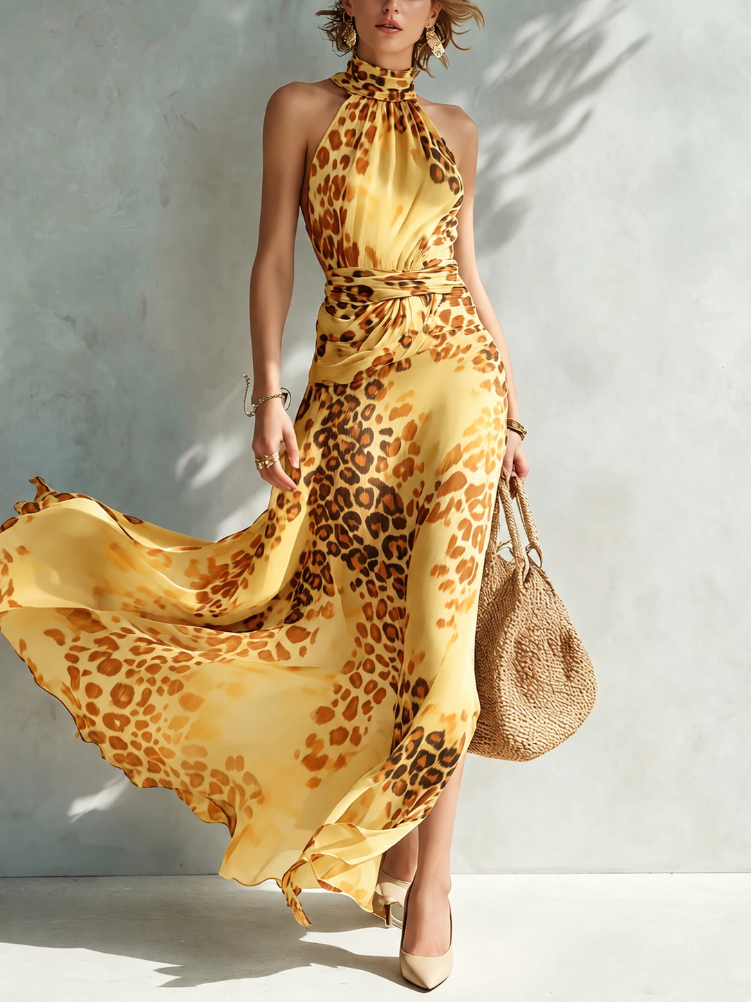 Danielle | Robe à Imprimé Animal