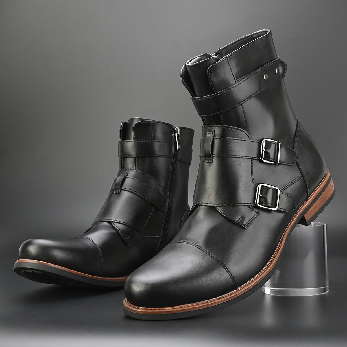 Gauthier | Bottines Motardes en Cuir