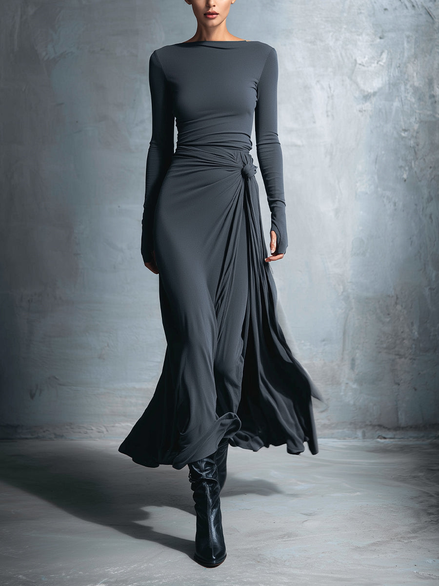Maëlle | Robe Maxi Élégante et Fluide