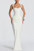Éléonore | Robe Maxi Col Carré
