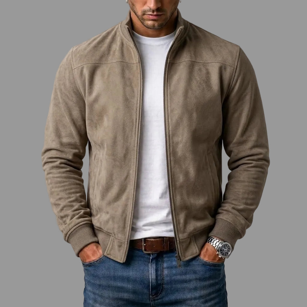 Corentin | Blouson Bomber Effet Daim