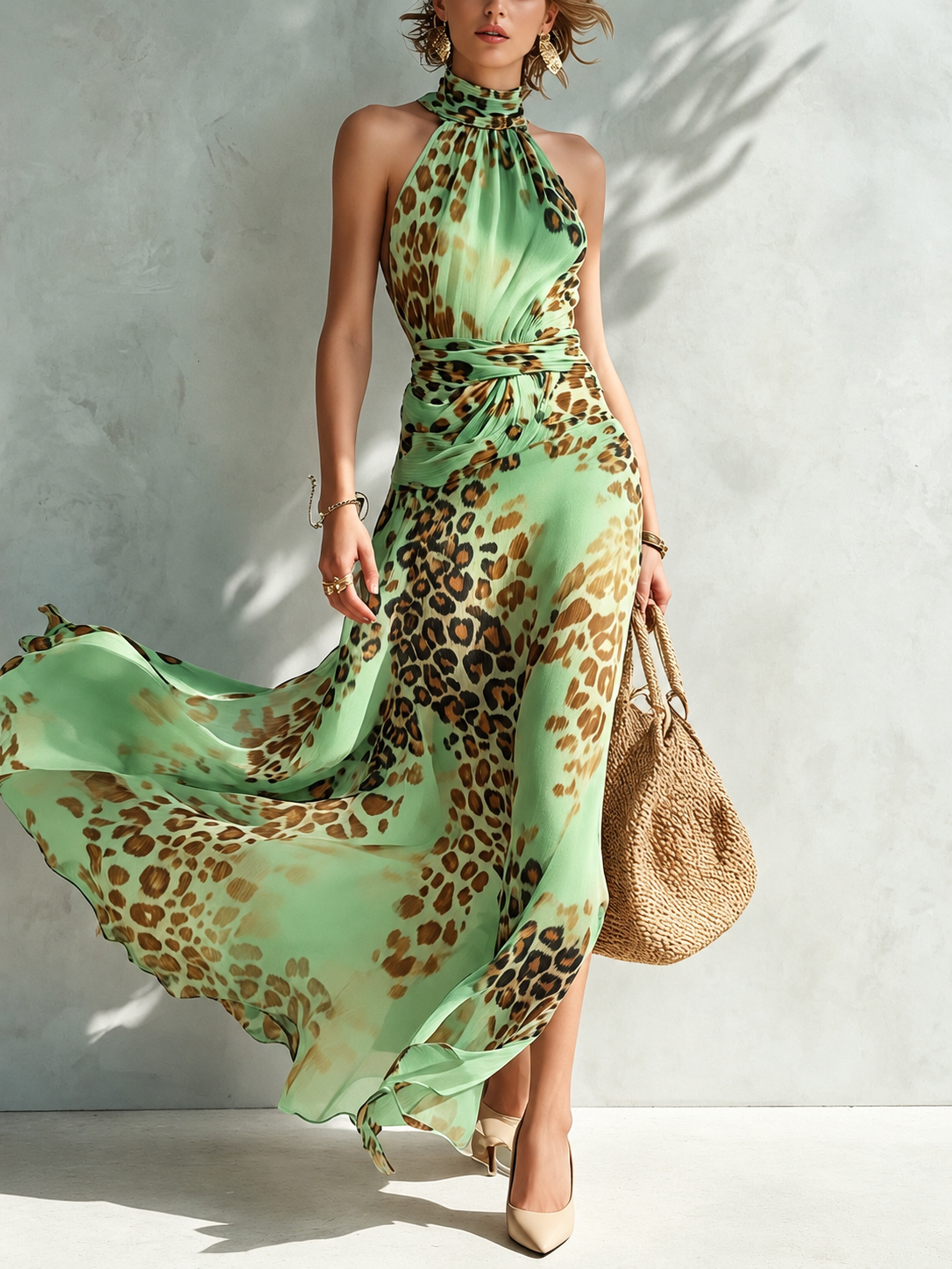 Danielle | Robe à Imprimé Animal