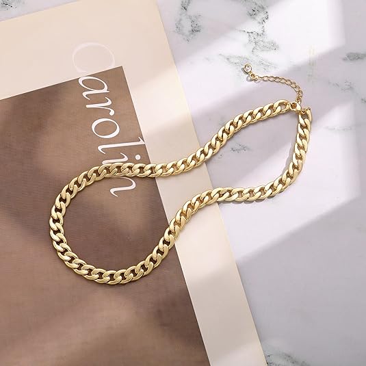 Jocelyne | Collier Grosse Maille Cubaine