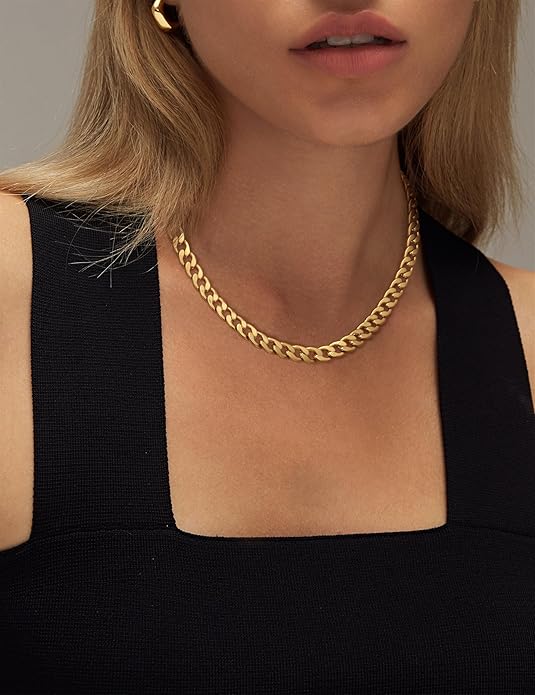 Jocelyne | Collier Grosse Maille Cubaine