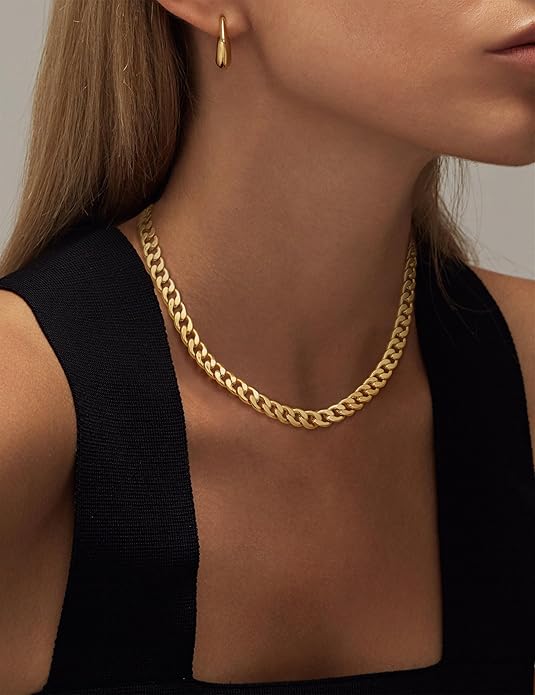 Jocelyne | Collier Grosse Maille Cubaine