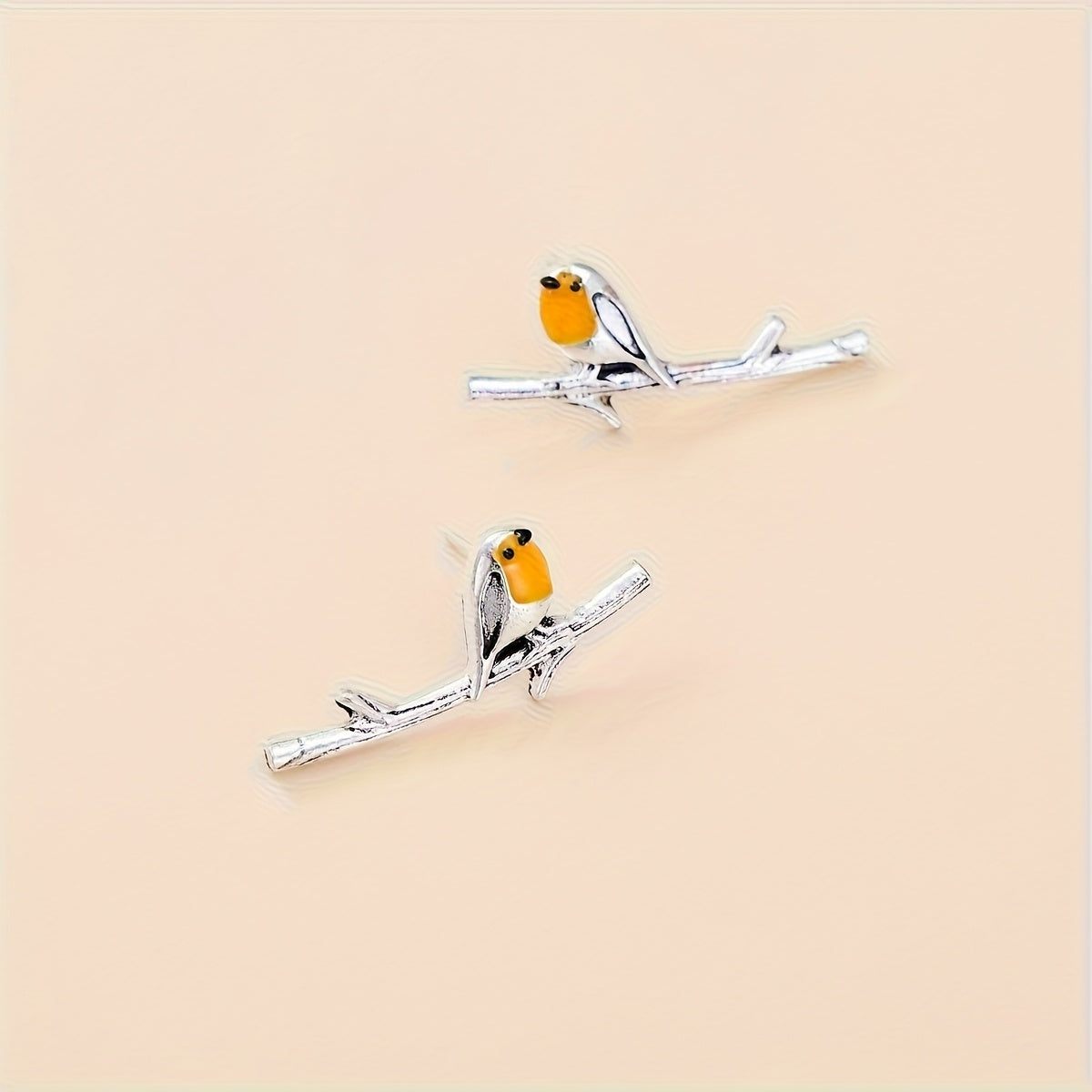 Josiane | Boucles d'Oreilles Rouge-Gorge