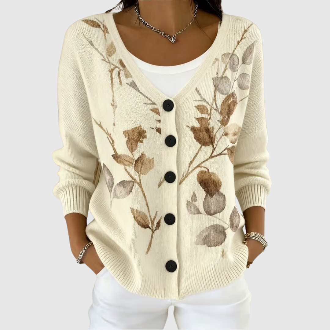 Murielle | Gilet en Maille à Boutons