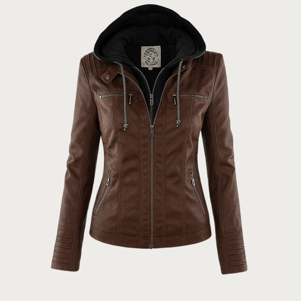 Nadine | Veste Biker Effet Cuir