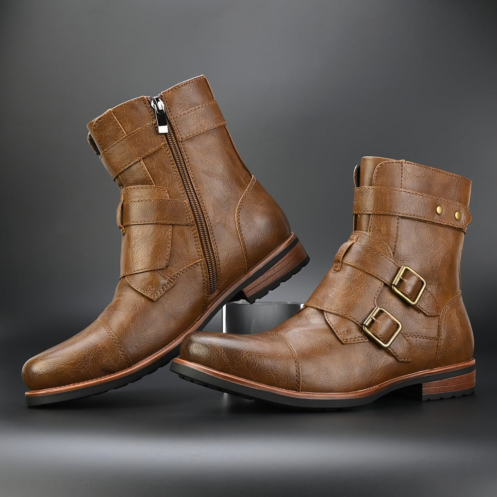Gauthier | Bottines Motardes en Cuir