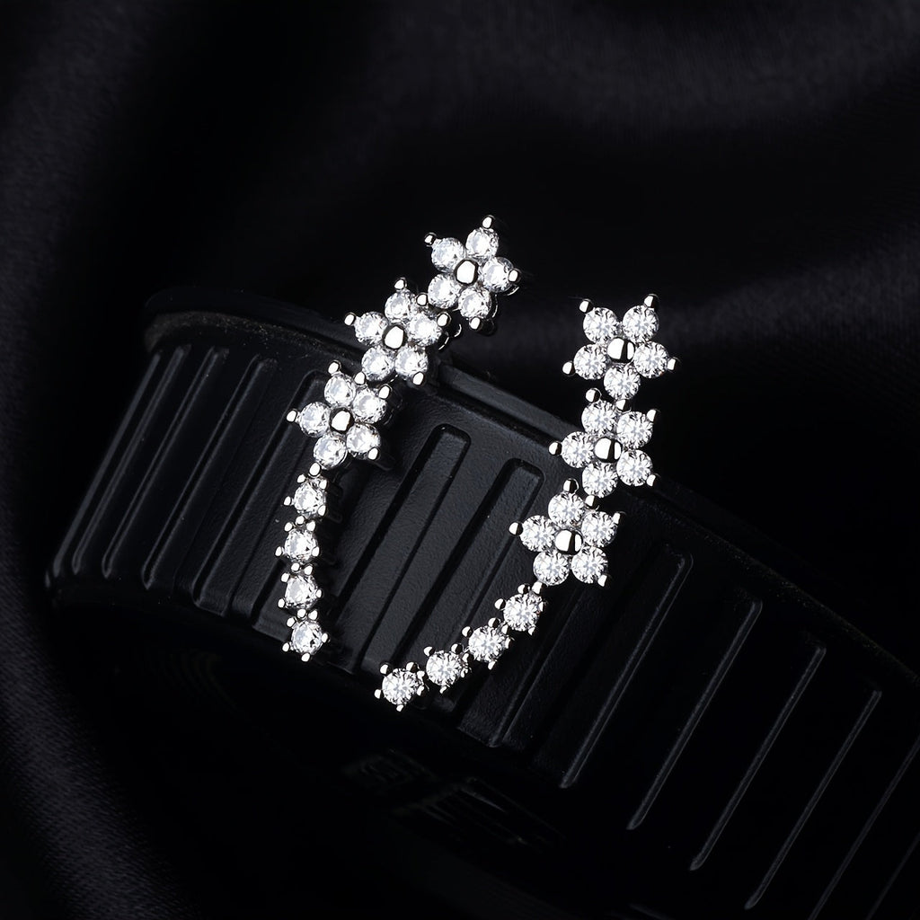 Angèle | Boucles d'Oreilles Florales Intemporelles