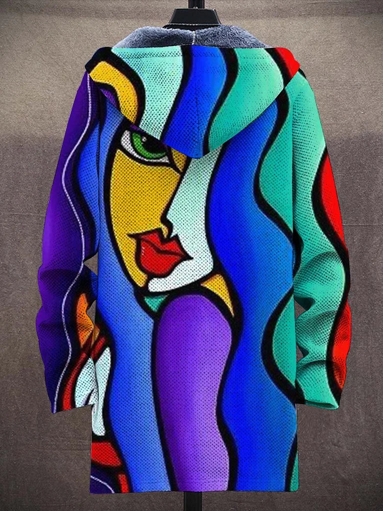 Noémie | Gilet à capuche artistique