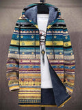 Margaux | Gilet à capuche à motifs artisanaux