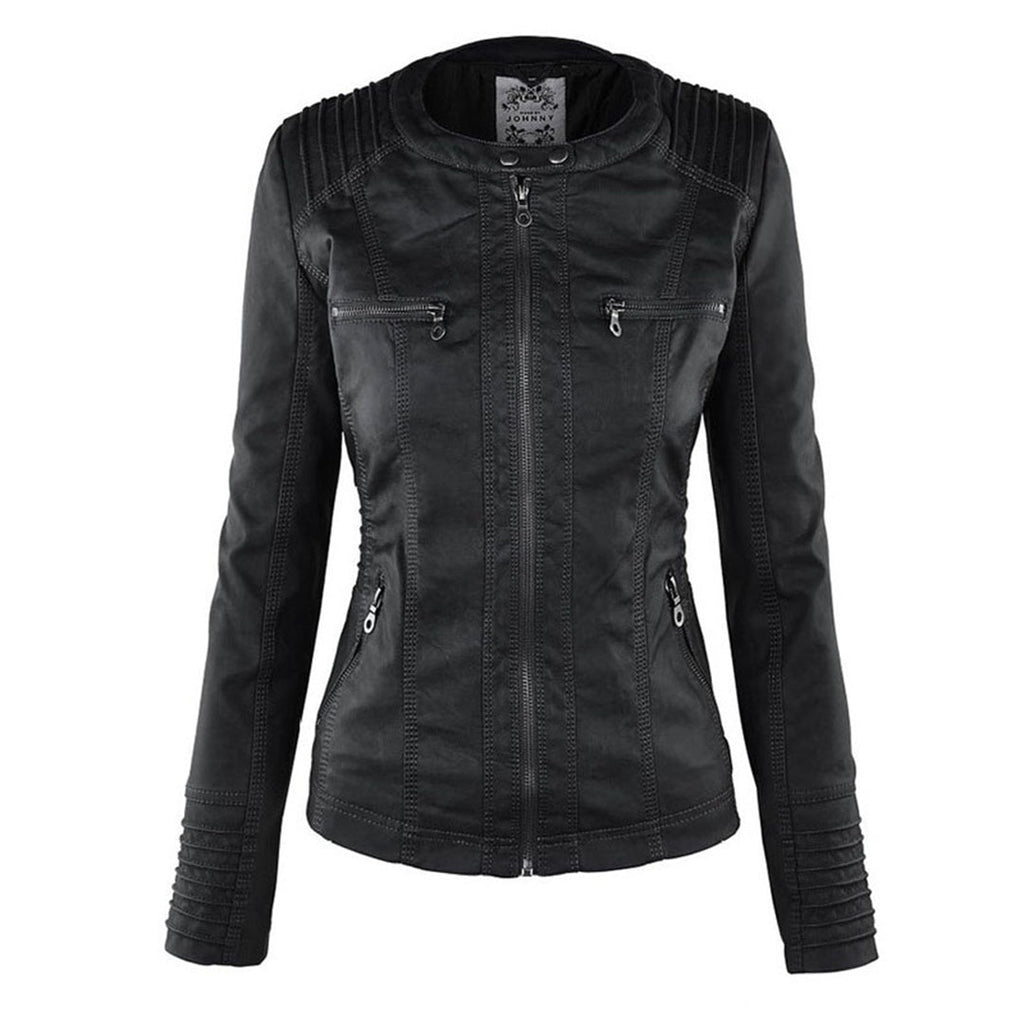 Nadine | Veste Biker Effet Cuir