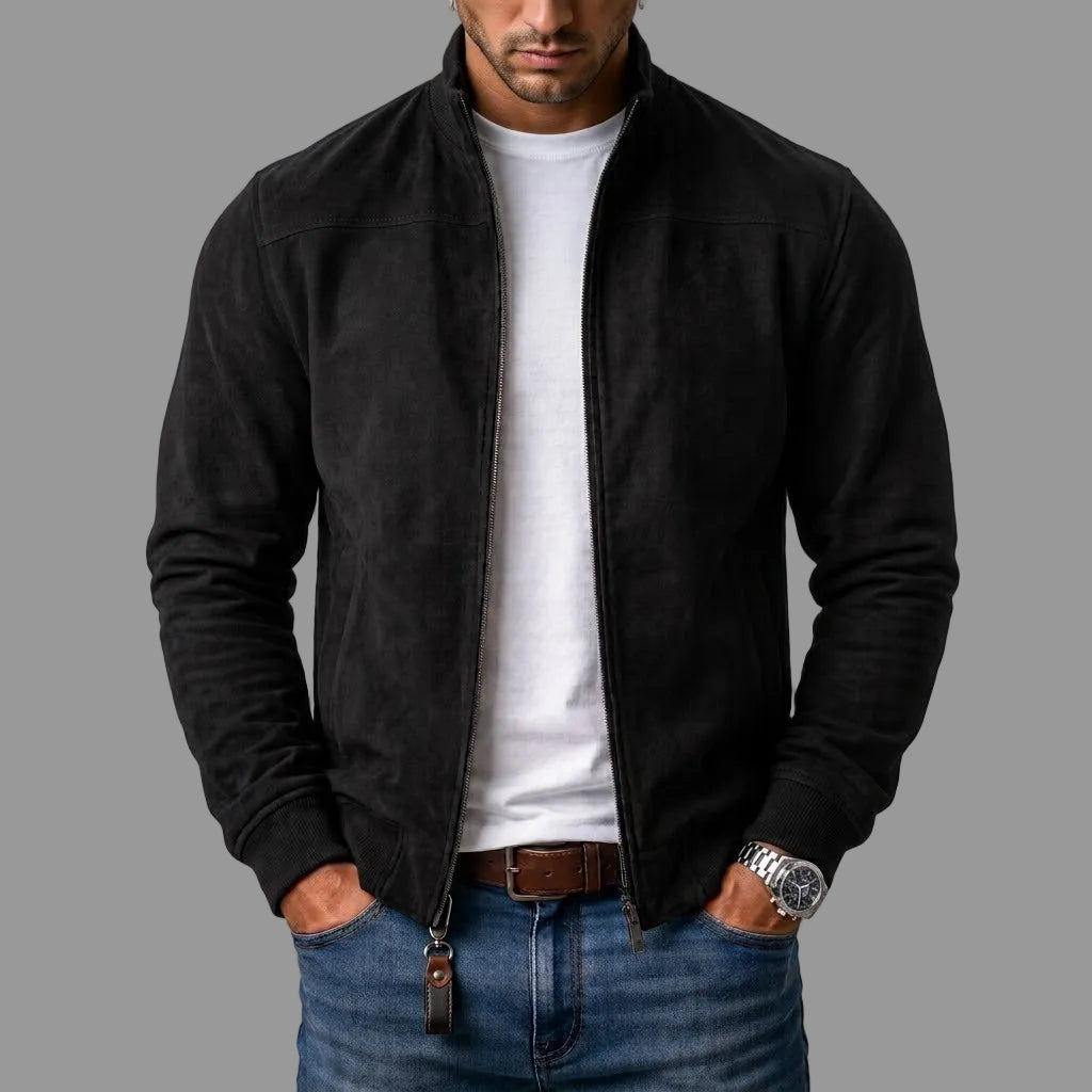 Corentin | Blouson Bomber Effet Daim