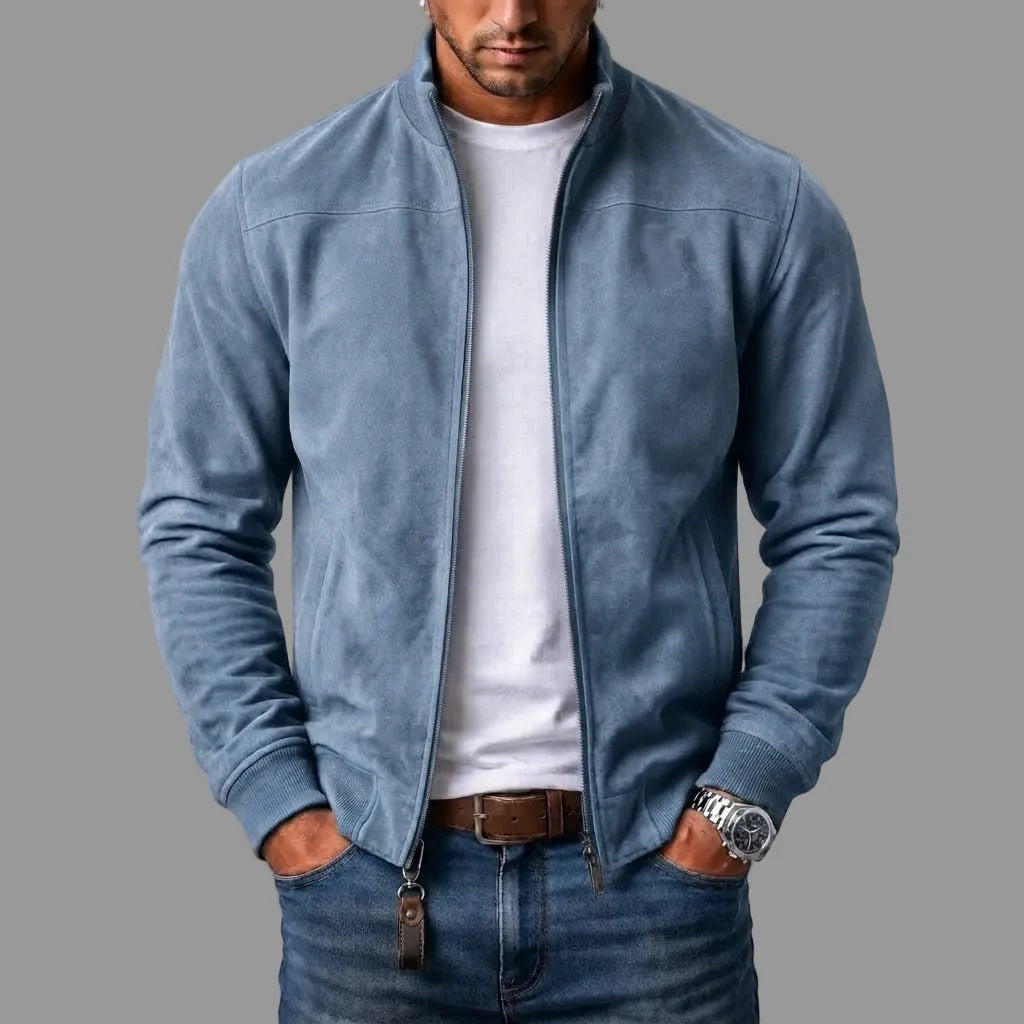Corentin | Blouson Bomber Effet Daim