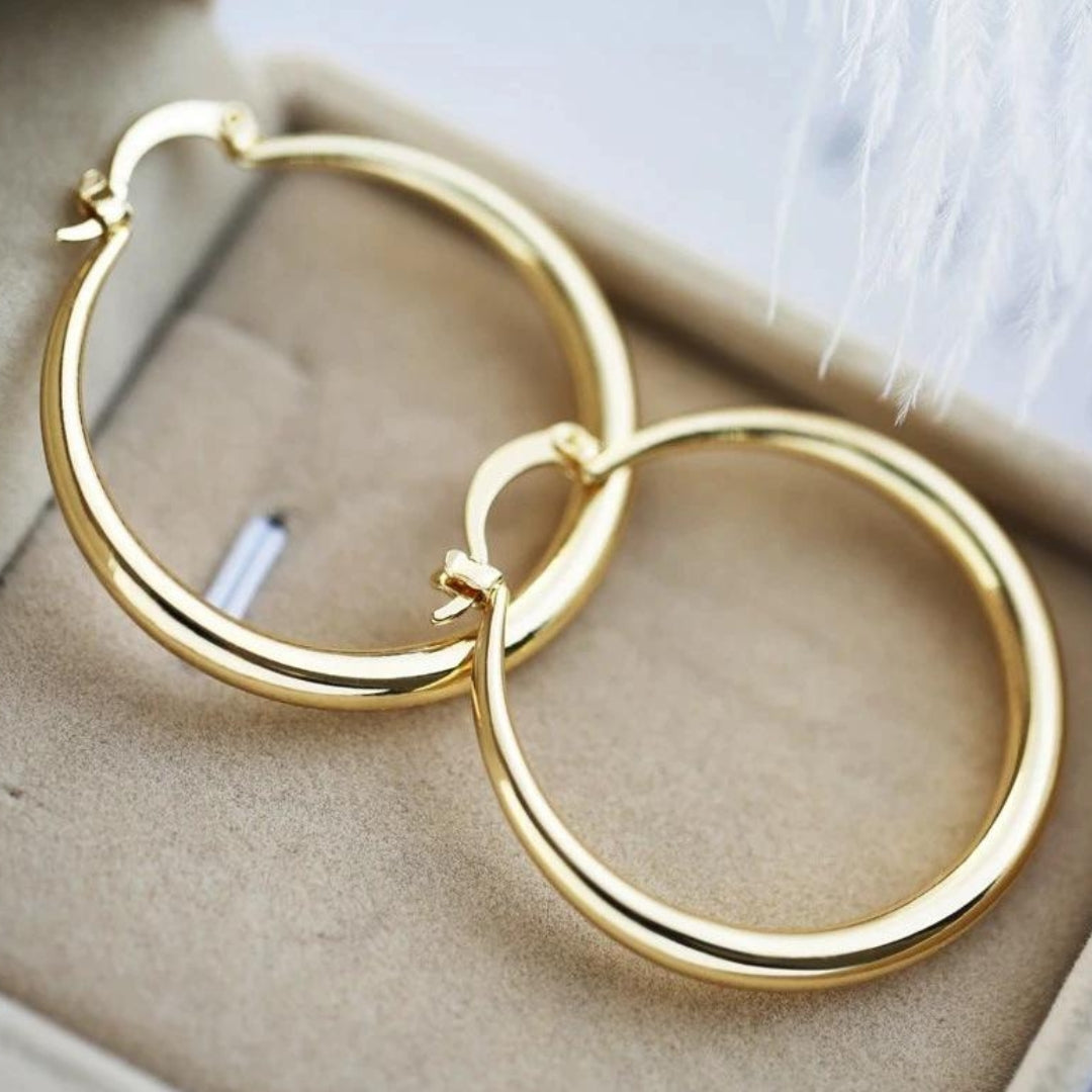Solveig | Boucles d'Oreilles Dorées Audacieuses