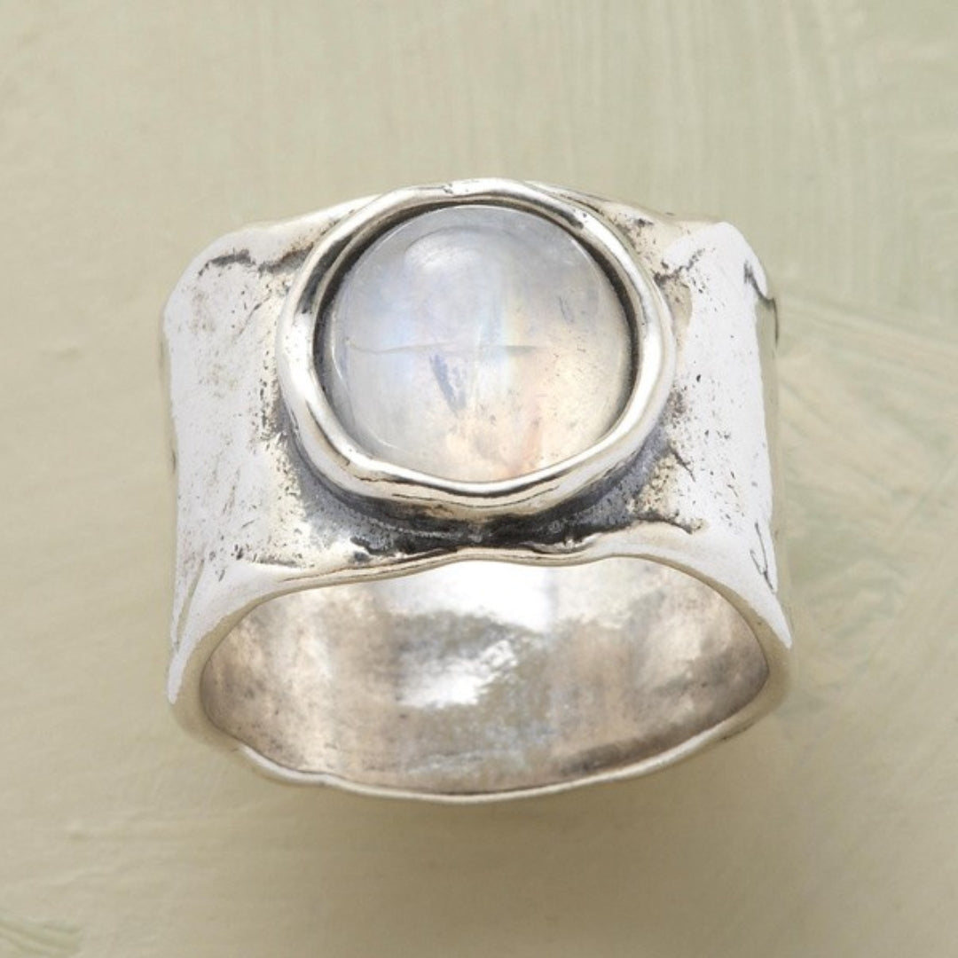Rosine | Bague Bohème en Pierre de Lune