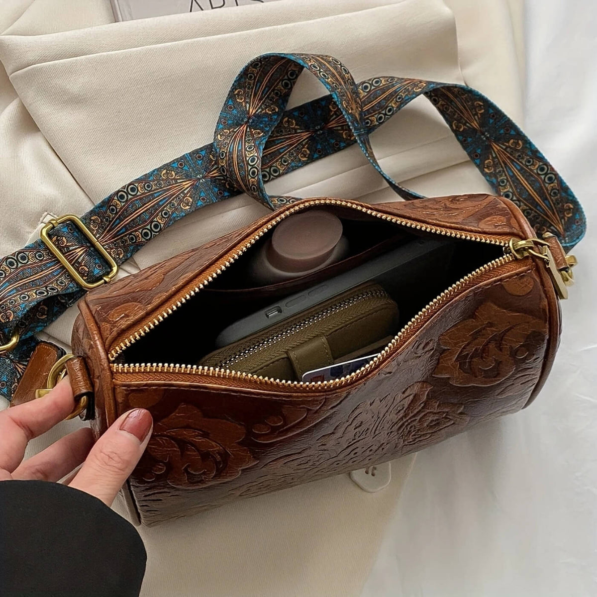 Justine | Sac Porté Épaule Élégance Florale