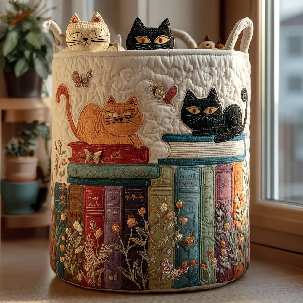 Parade de Chats | Panier à Linge Matelassé