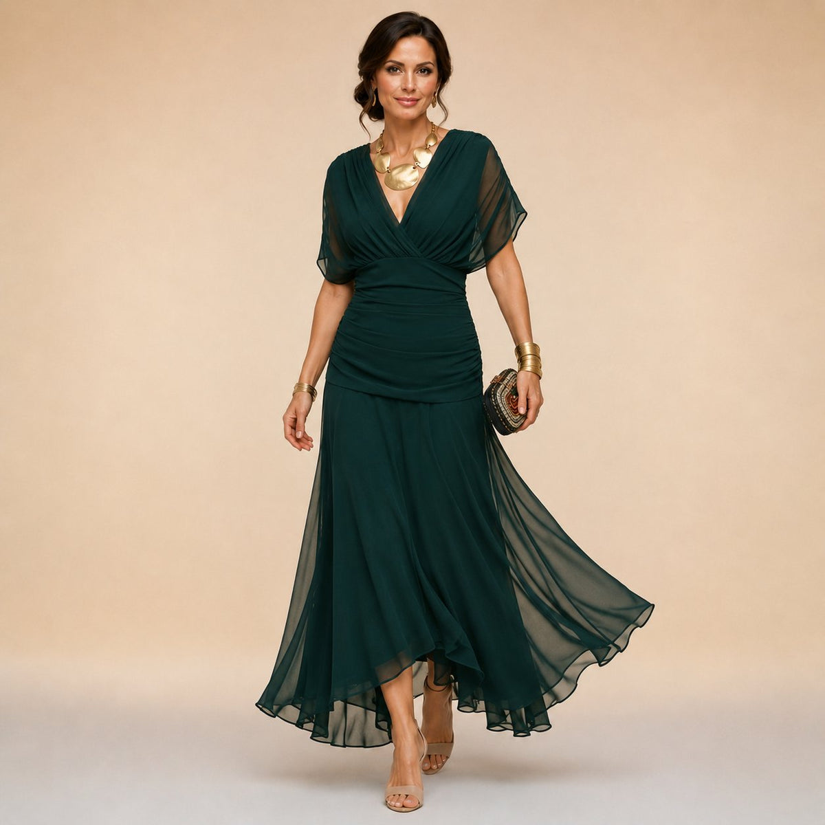 Thérèse | Robe Longue Élégante de Soirée
