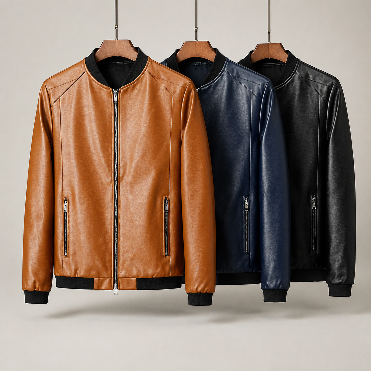 Dominique | Bomber Effet Cuir
