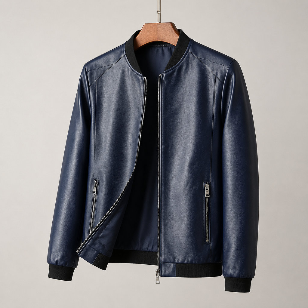 Dominique | Bomber Effet Cuir