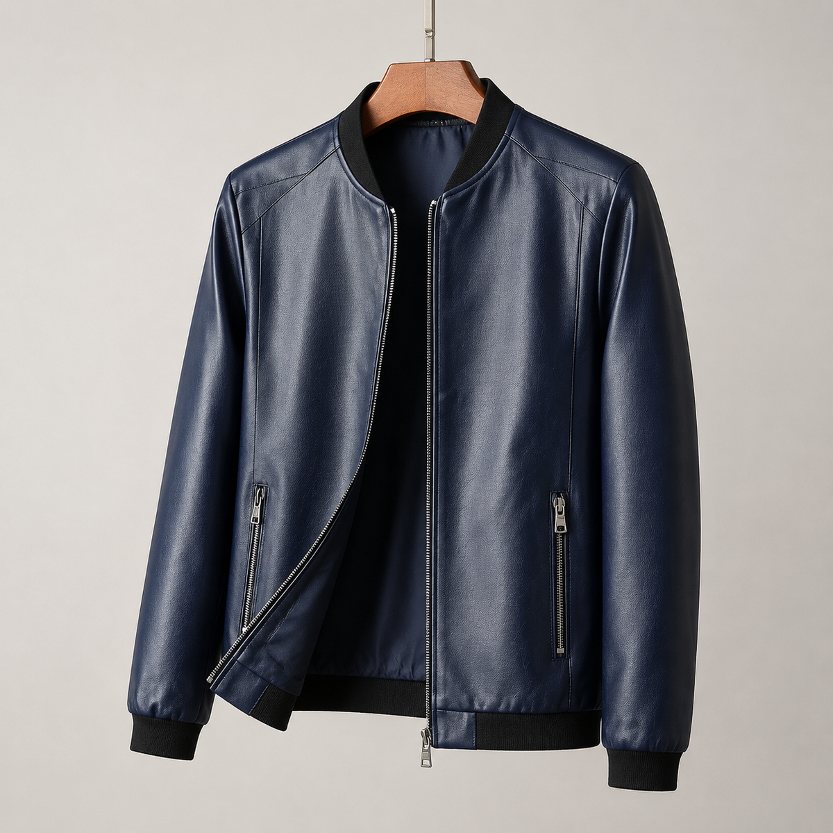 Dominique | Bomber Effet Cuir