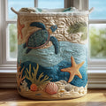 Harmonie Côtière | Panier à Linge Matelassé